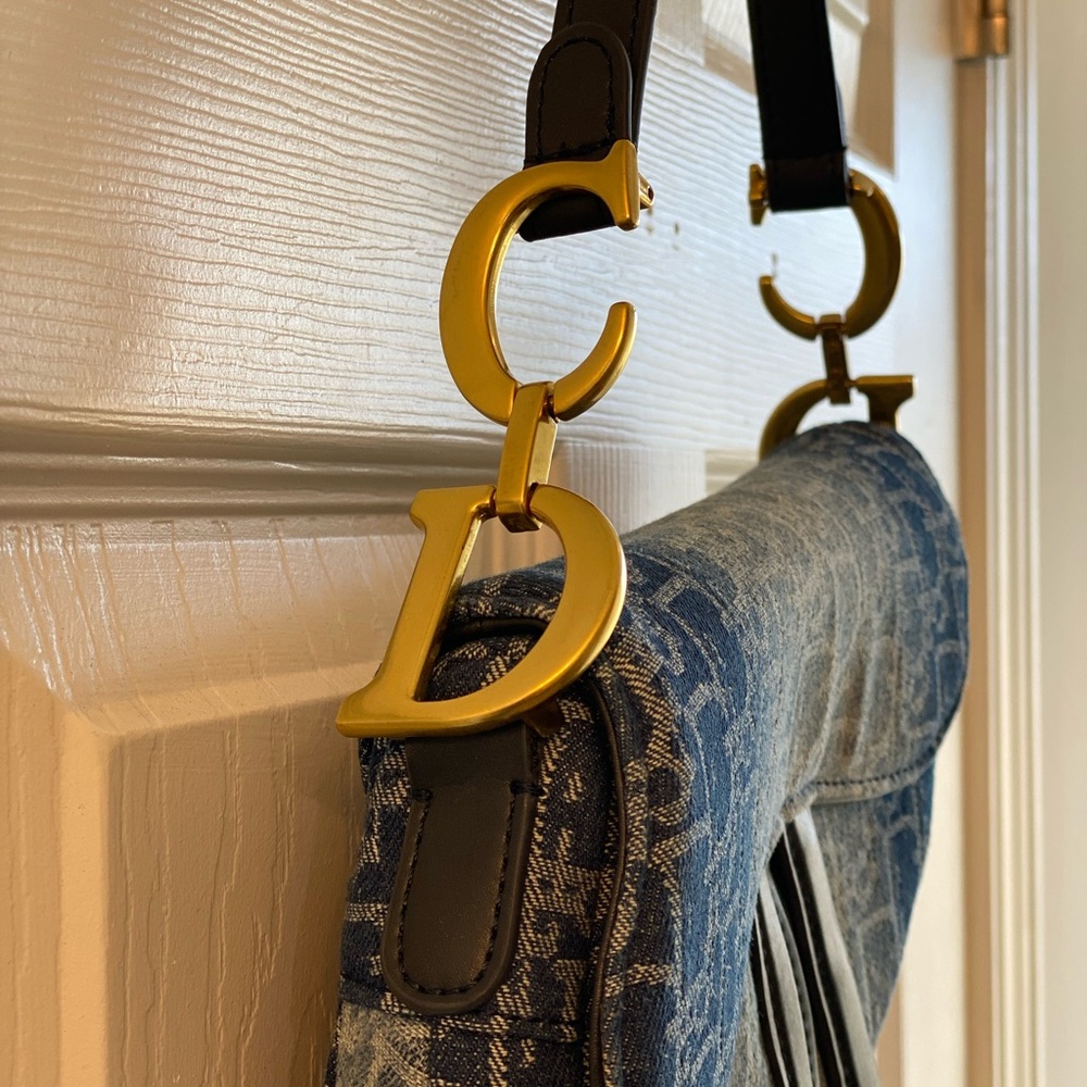 DIOR Saddle bag, Authentic Christian Dior Saddle Bag with serial number - Picture 7 of 12